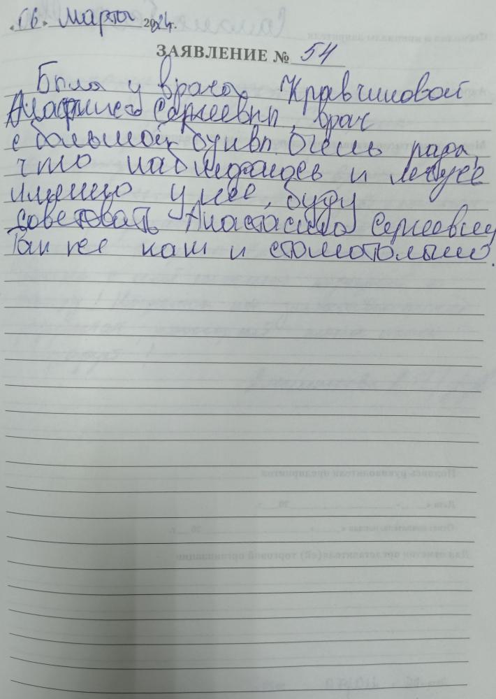 Отзыв от Саломе 09.03.2024 04:36:03