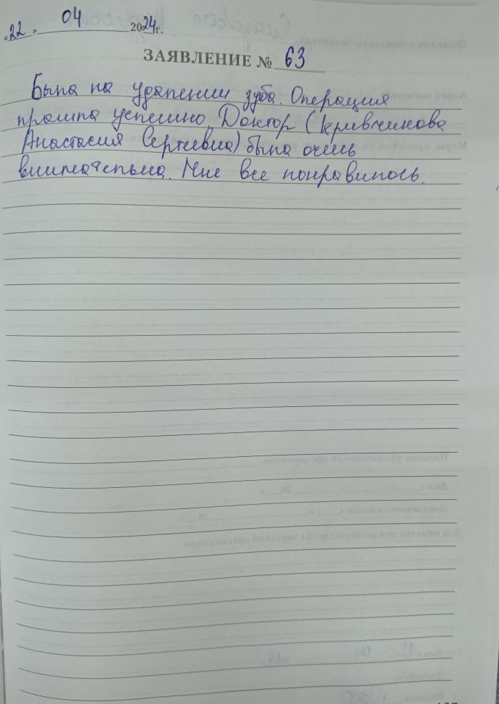 Отзыв от Елизавета 25.04.2024 12:01:19