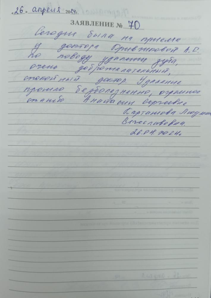 Отзыв от Людмила 27.04.2024 02:45:49